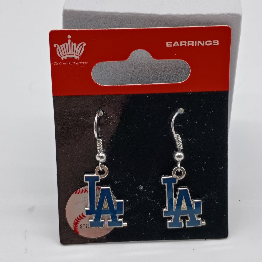 Team Logo Earring  Los Angeles Dodgers